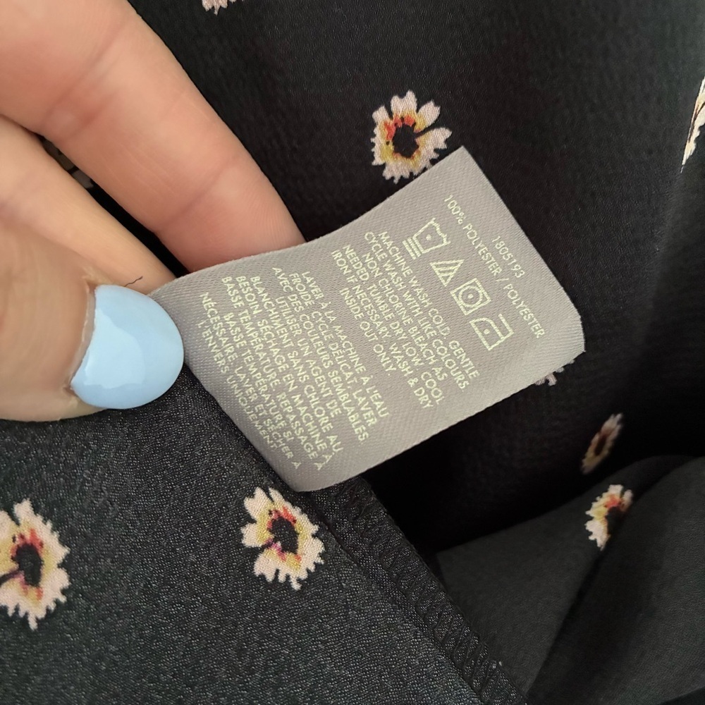 Ted Baker Black and White Fitted Long Sleeve Blouse - Picture 7 of 10